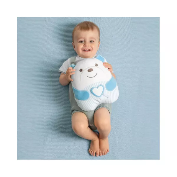 Peluche Orsetto Azzurro Chicco – Peluche Elettronico Morbido con Musica Rilassante e Luce Soffusa, 0+ Mesi