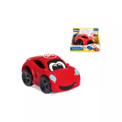 Auto da Corsa Turbo Touch Chicco – Macchinina con Suoni e Vibrazioni, 2+ Anni, Colore Rosso