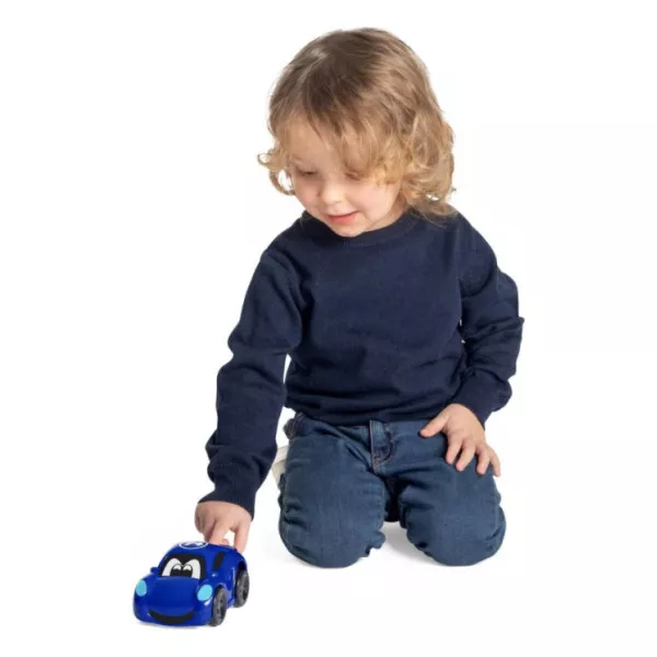 Auto da Corsa Turbo Touch Chicco – Macchinina con Suoni e Vibrazioni, 2+ Anni, Colore Blu