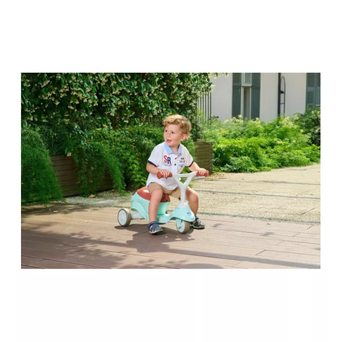 Monopattino Evolutivo 2in1 Chicco – Cavalcabile 1 Anno e Monopattino 2 Anni, Verde Acqua