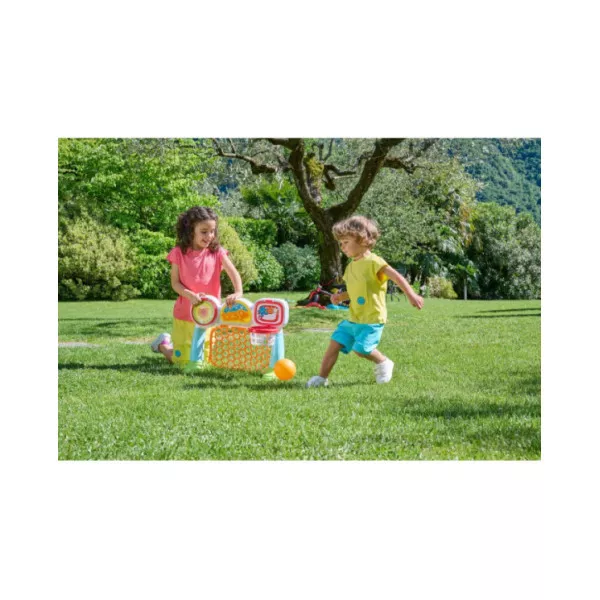 Chicco Multisport League – Gioco Sportivo Elettronico 3-in-1 con Luci e Suoni, Calcio Basket e Tiro al Bersaglio 2-5 Anni