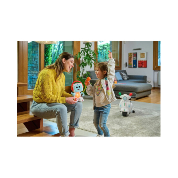 Chicco Robit Canta con Me – Gioco Musicale Elettronico con Microfono, Luci e 3 Modalità, Karaoke Bambini 3-6 Anni