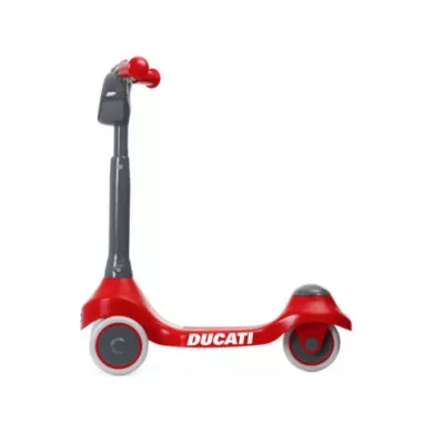 Chicco Monopattino Ducati Scooter – Monopattino Evolutivo 3 Ruote in Gomma, Leggero e Stabile, Base Antiscivolo, 2-4 Anni