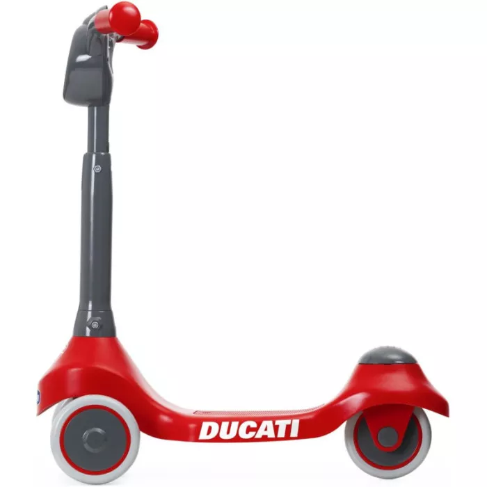 Chicco Monopattino Ducati Scooter – Monopattino Evolutivo 3 Ruote in Gomma, Leggero e Stabile, Base Antiscivolo, 2-4 Anni