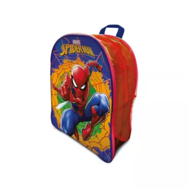 SpiderMan Super Game – Zainetto con Gioco da Tavolo e Gioco di Carte, Set da Viaggio 4+ Anni