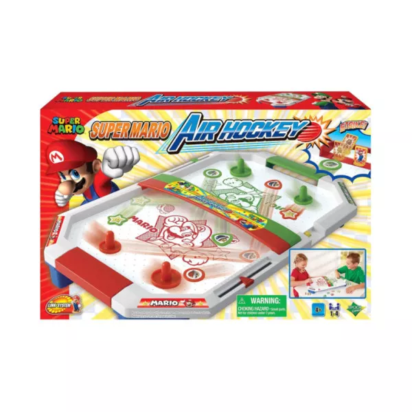 Gioco da Tavolo Super Mario Air Hockey Brothers – Air Hockey Interattivo 1-4 Giocatori 4+ Anni EPOCH Games
