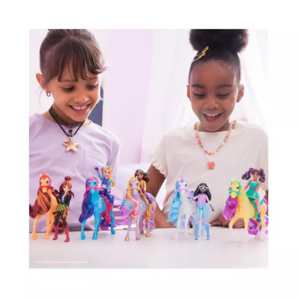 Bambola Unicorn Academy Ava & Leaf – Set con Unicorno e Accessori Equitazione/Styling 4+ Anni (Modello Casuale)
