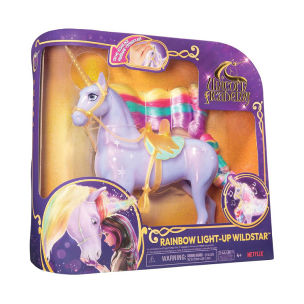 Unicorn Academy – Unicorno Wildstar Interattivo con Luci, Suoni e Musica 4+ Anni