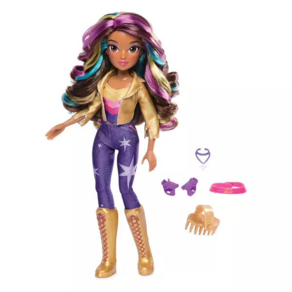 Bambola Unicorn Academy Ava 24 cm – Capelli con Meches, 7 Accessori Fashion e Styling 4+ Anni (Modello Casuale)