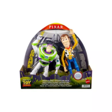Personaggi d’Azione Toy Story Woody e Buzz Lightyear 17,8 cm Mattel, Set Figure Bambini 3+ Disney Pixar