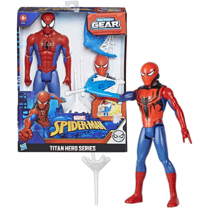 Spiderman Action Figure Blast Gear Hasbro