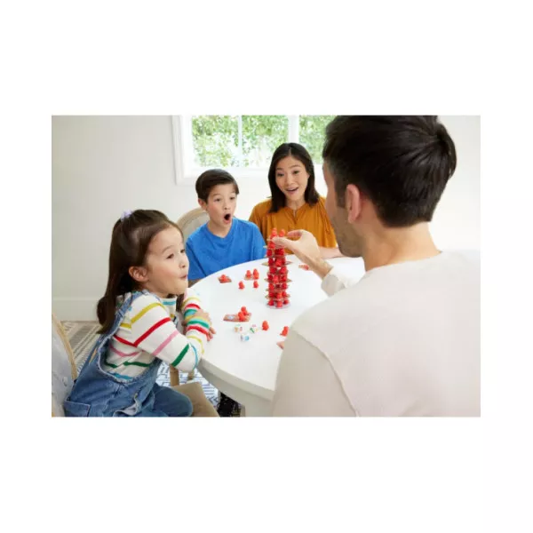 Gioco da Tavolo Castori Costruttori Mattel Games – Party Game di Equilibrio per Famiglia, Bambini 6+ Anni