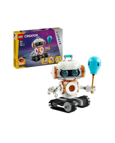 LEGO Creator 3 in 1 31164 Robot Spaziale Giocattolo - Si Trasforma in Cane o in Razzo - Set di Costruzioni per Bambini 8+