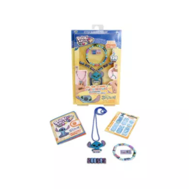 Braccialetti e Ciondolo Stitch con Stickers Ravensburger Sticki Rolls Serie 2 per Bambine 5+ Anni Gioco Creativo