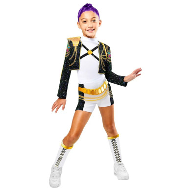 Costume K-Pop Rumi Gold Deluxe Ragazza 11-13 Anni – Outfit Ufficiale Rubies con Paillettes e Accessori