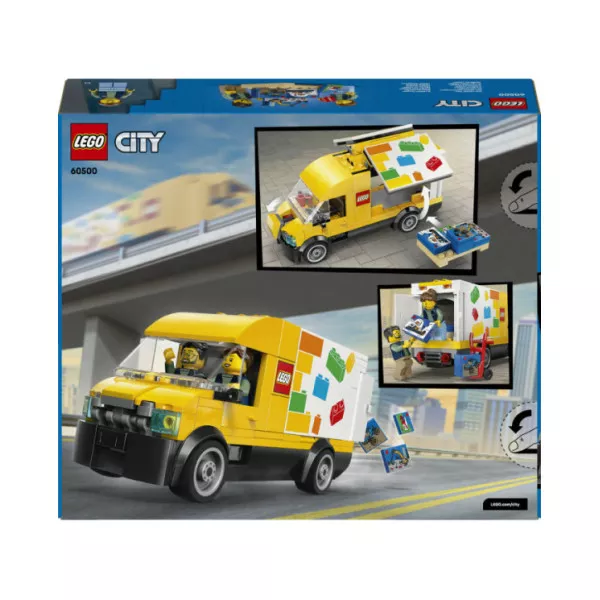 LEGO City 60500 Furgone LEGO Giocattolo, Camion per Consegne con 2 Minifigure, Carrello e Accessori, Regalo per Bambini da 6+