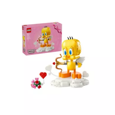 LEGO 40824 Titti, Uccellino Giocattolo Looney Tunes da Esposizione con Supporto e Accessori, Regalo per Bambine e Ragazze 12+