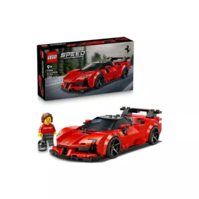 LEGO Speed Champions 77254 Ferrari SF90 XX Auto Sportiva Stradale, Macchina Giocattolo con Minifigure, Regalo per Bambini 9+