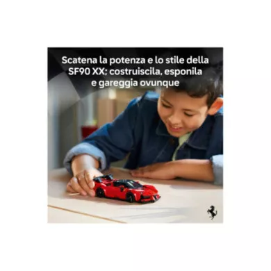 LEGO Speed Champions 77254 Ferrari SF90 XX Auto Sportiva Stradale, Macchina Giocattolo con Minifigure, Regalo per Bambini 9+