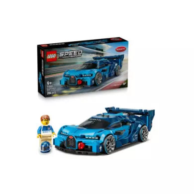 LEGO Speed Champions 77253 Super Auto Sportiva Bugatti Vision GT, Macchina Giocattolo con Minifigure, Regalo per Bambini 9+