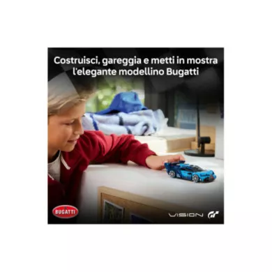 LEGO Speed Champions 77253 Super Auto Sportiva Bugatti Vision GT, Macchina Giocattolo con Minifigure, Regalo per Bambini 9+