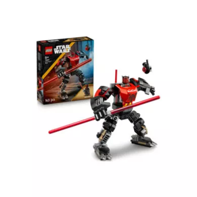 LEGO Star Wars 75411 Mech Darth Maul, Action Figure Giocattolo da Esposizione con Spada Laser e Minifigure, Idea Regalo 6+ Anni