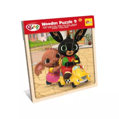 Bing Puzzle Legno 9 Pezzi - Gioco Educativo Bambini Liscianigiochi