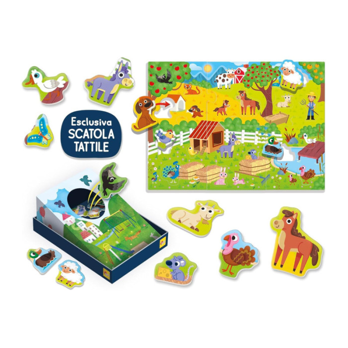 Liscianigiochi Montessori Maxi La Mia Fattoria - Gioco Tattile Educativo