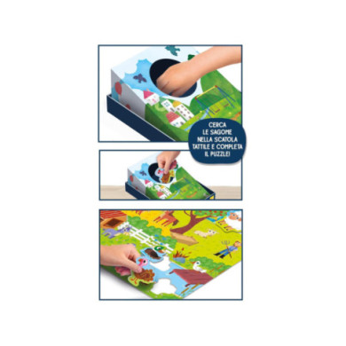 Liscianigiochi Montessori Maxi La Mia Fattoria - Gioco Tattile Educativo