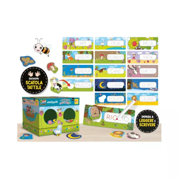 Montessori Maxi Laboratorio Scrittura 3-6 anni Liscianigiochi Made in Italy