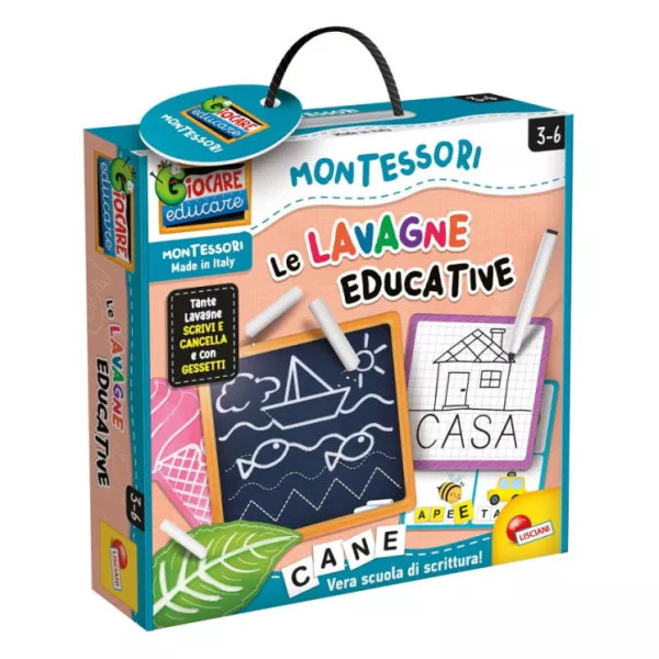 Lavagne Educative Montessori Liscianigiochi 3-6 Anni - Gioco Didattico