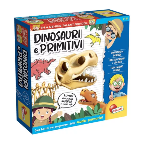 I'm a Genius Dinosauri e Primitivi - Quiz Educativo 2-4 Giocatori