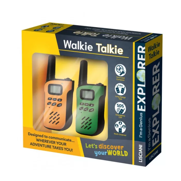 Walkie Talkie Bambini 6+ Anni I’m A Genius 117118 con Torcia e Bussola