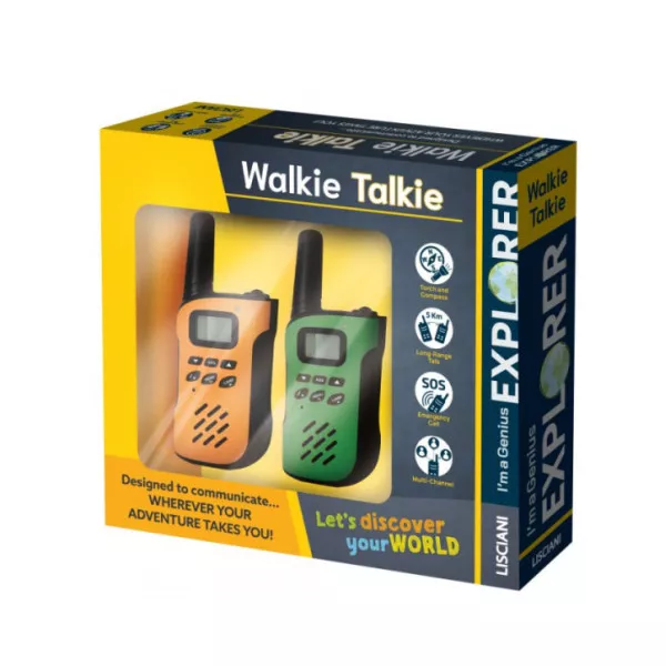 Walkie Talkie Bambini 6+ Anni I’m A Genius 117118 con Torcia e Bussola