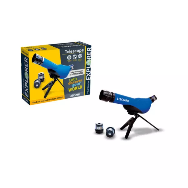 Telescopio Bambini 8+ Anni Lisciani I’m A Genius Explorer Gioco Scientifico Astronomia