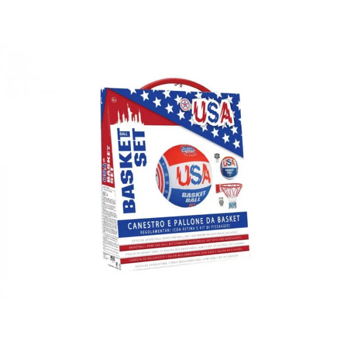 Canestro e pallone da Basket set USA