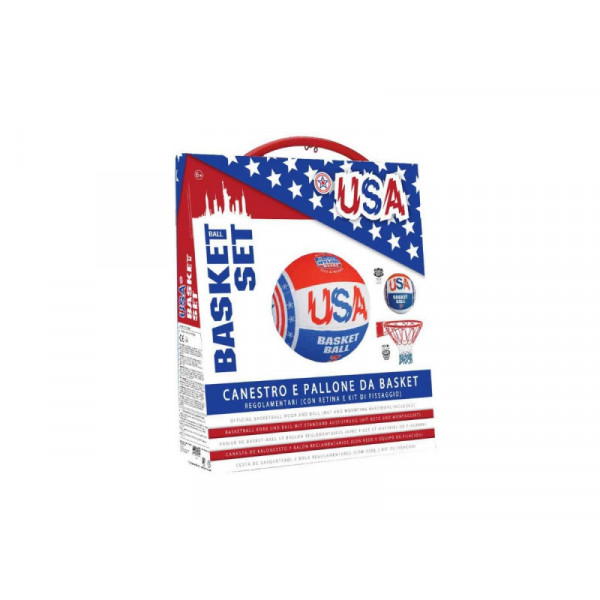 Canestro e pallone da Basket set USA
