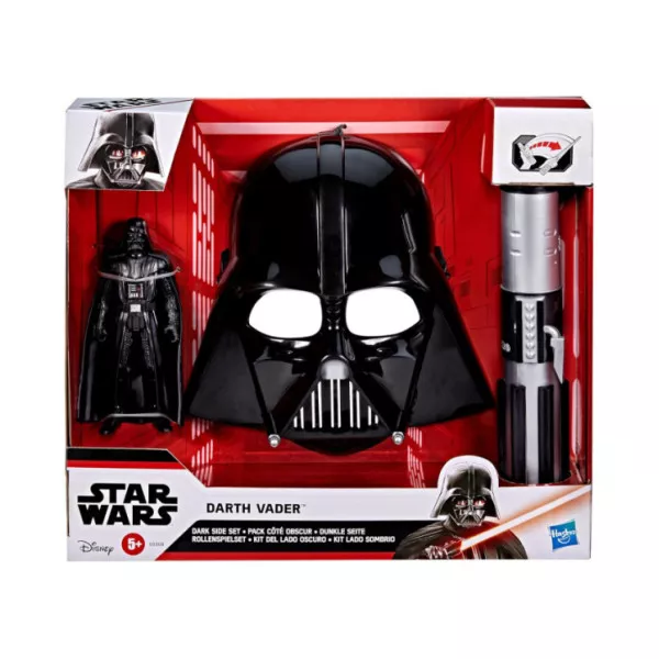 Star Wars Darth Vader Kit - Spada Laser, Maschera e Figura per Bambini 5+