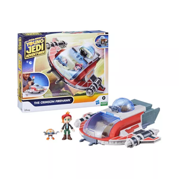 Star Wars Crimson Firehawk Nave 43 cm con 2 Action Figure