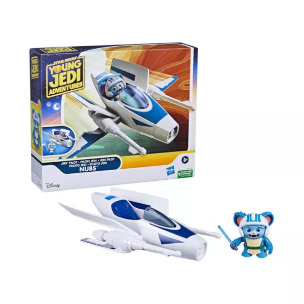 Star Wars Young Jedi Adventures Nubs - Nave Pilota 10,2 cm Bambini 3 Anni
