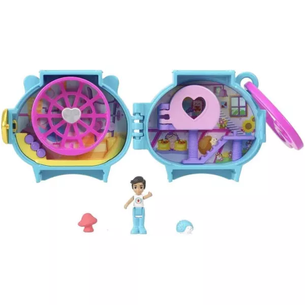 Polly Pocket Mini Mondo Pet Riccio - Set compatto per bambine dai 4 anni