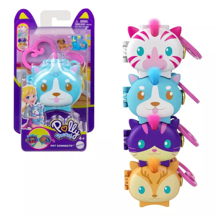 Polly Pocket Medaglione Animali da Collezione Mattel