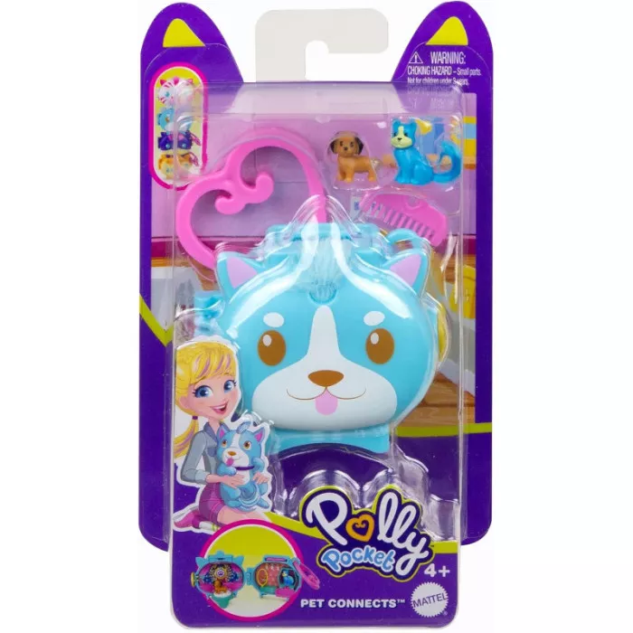 Polly Pocket Medaglione Animali da Collezione Mattel