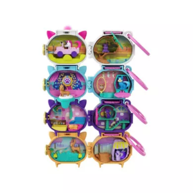 Polly Pocket Medaglioni Animali Domestici da Collezione Mattel