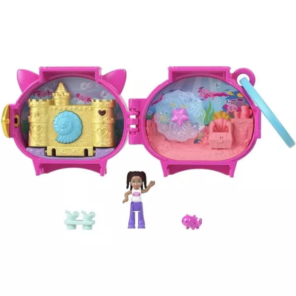 Polly Pocket Mini Mondo Pet Ajolote - Gioco Compatto Collezione Bambine 4+