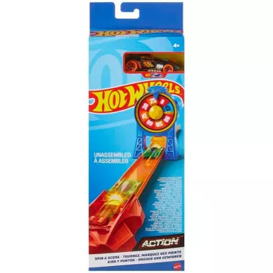 Hot Wheels Pista Roda e Pontua Action Power Spin - Gioco Bambini
