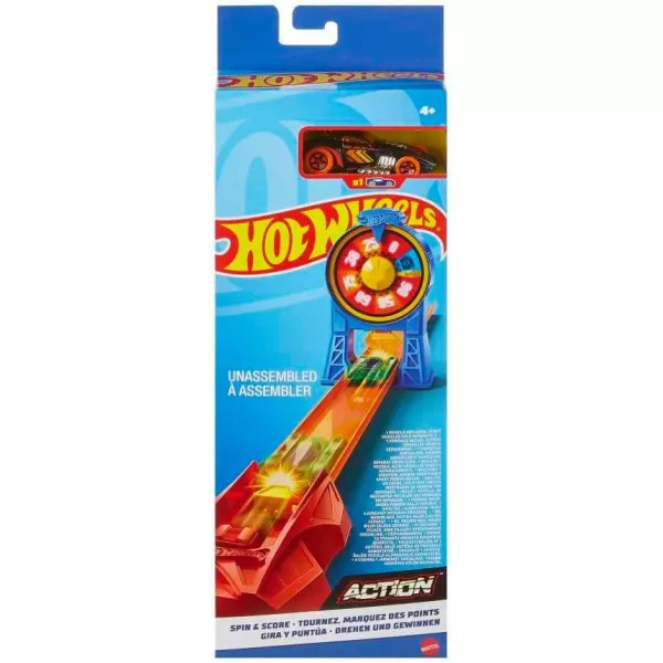 Hot Wheels Pista Roda e Pontua Action Power Spin - Gioco Bambini