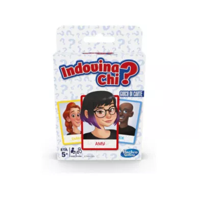 Indovina Chi? Gioco di Carte - Party Game Rapido da Viaggio Hasbro Gaming