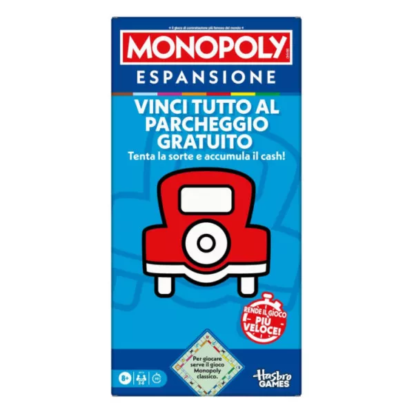 Monopoly Espansione Vinci tutto al Parcheggio Gratuito - Gioco da Tavolo Famiglia