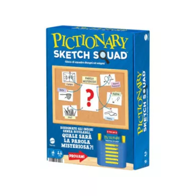 Pictionary Sketch Squad Mattel - Gioco di Disegno Cooperativo 2-6 Giocatori 13+